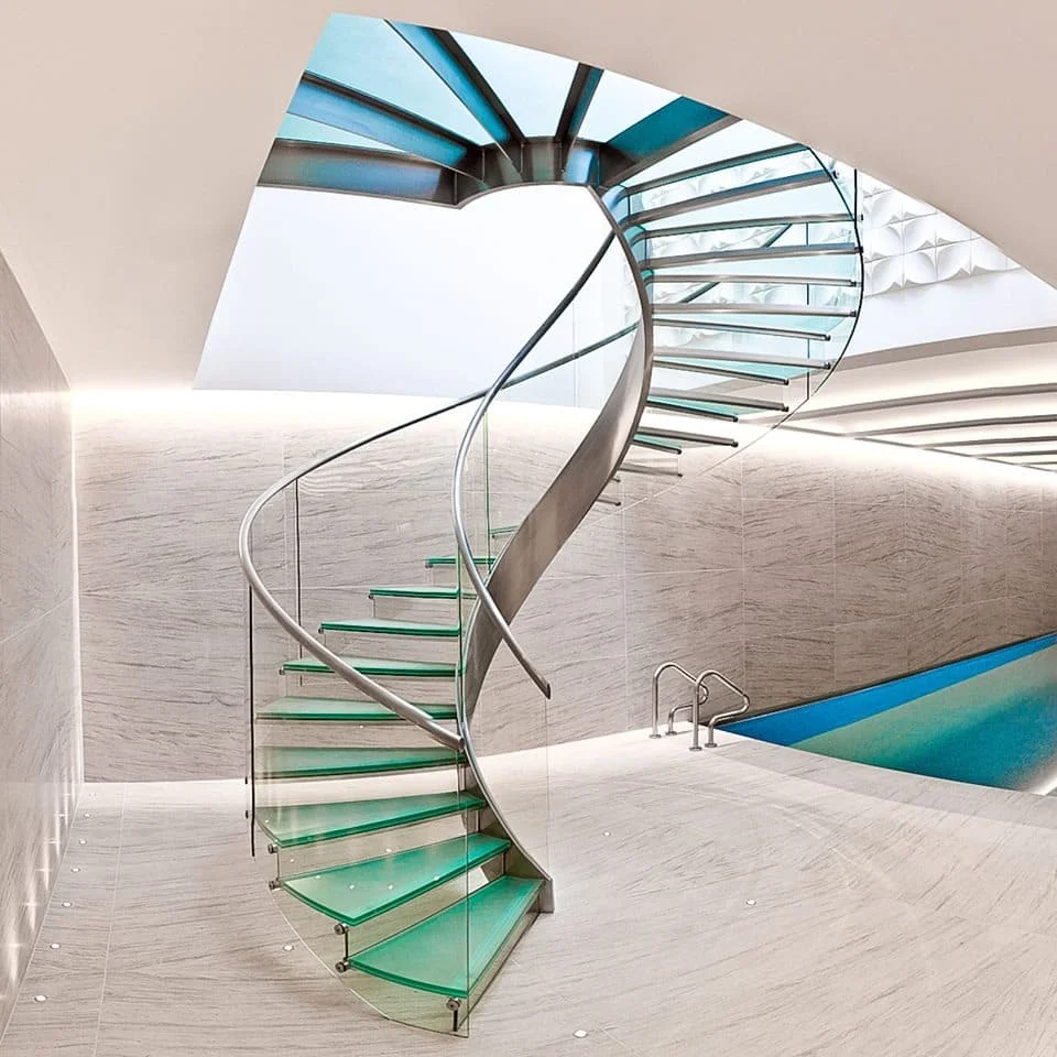 spiral staircase installation