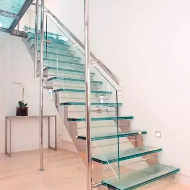 Glass floating stairs near me