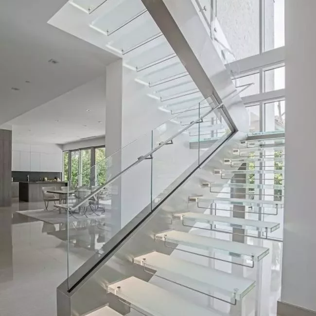 Floating glass stairs near me