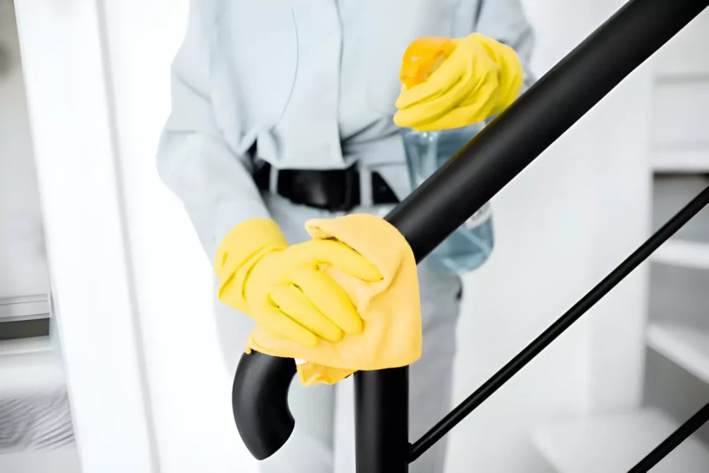 Prevent your metal stair handrail from rusting