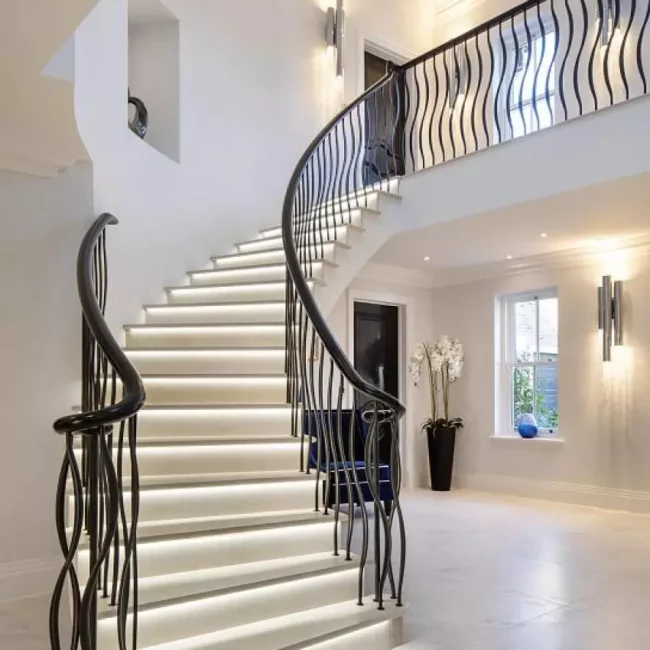 Wrought iron railing