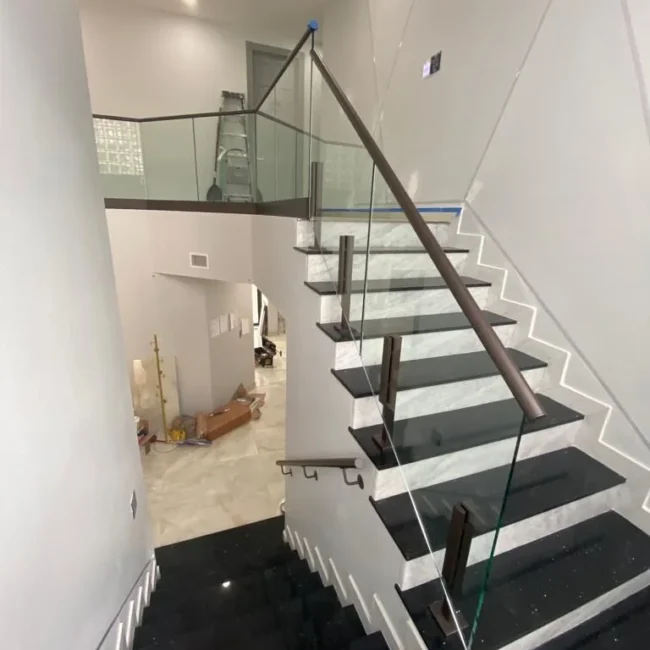 Glass handrails Greenacres